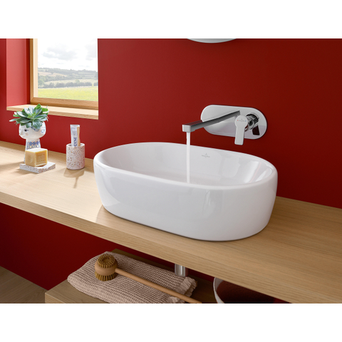 Villeroy & Boch Architectura waskom - 60x40x15.5cm Ovaal - zonder overloopgat Ceramic - White Alpine (glans wit) SW762310