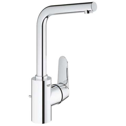 Grohe Eurodisc Cosmopolitan Wastafelkraan - L-Size - met afvoerplug - hoge draaibare uitloop - chroom SW225262