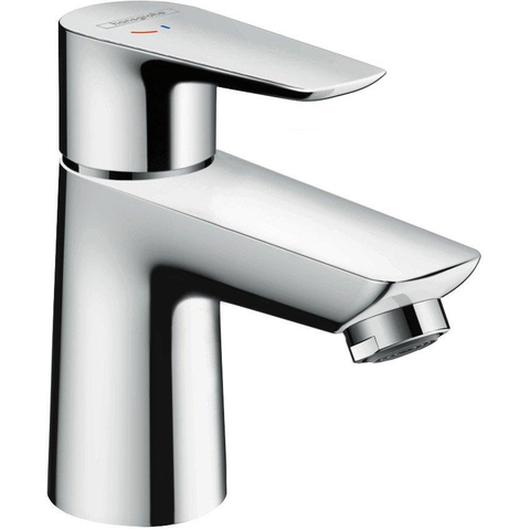 Hansgrohe Talis e Eengreeps wastafelmengkraan - 80 - coolstart - met PopUp - trekwaste - hoogglans chroom SW28975