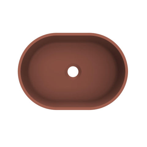Arcqua Case waskom - ovaal - 40x28cm - mat terracotta SW1209108