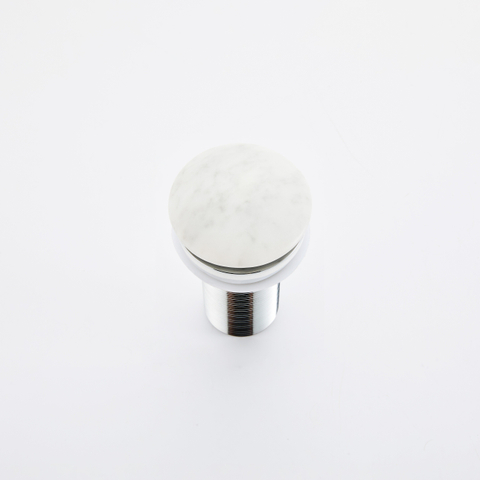 Saniclass Dia Afvoerplug - verlengd - natuursteen - marmer SW1474838