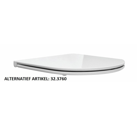 Wiesbaden Flatline Toiletzitting - softclose en quickrelease - glans wit SW95748