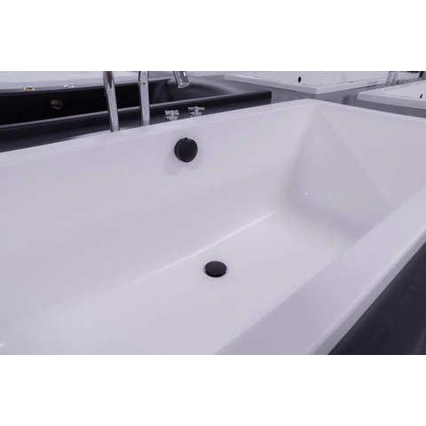 Fortifura Calvi badafvoercombinatie met klikwaste - mat zwart SW696229