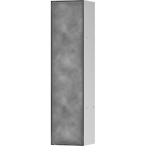Hansgrohe XtraStoris Rock Porte-brosse WC - tablette - porte carrelable - brushed stainless steel SW1590314
