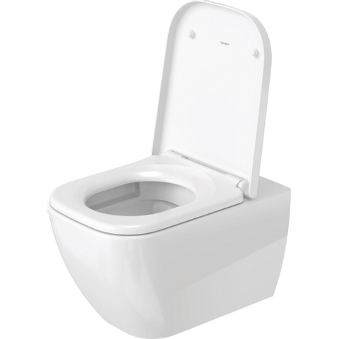 Duravit Happy D.2 Wandcloset - diepspoel - rimless - met verdekte bevestiging - 36.5x54cm - wit SW54346