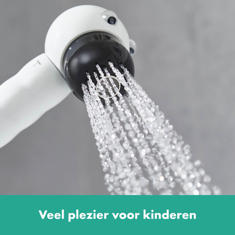Hansgrohe Jocolino Handdouche - voor kinderen zebra - 2jet - wit SW651017