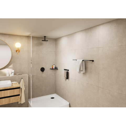 Hansgrohe Vernis Blend plafondarm - 10cm - voor hoofddouche - mat zwart SW651701