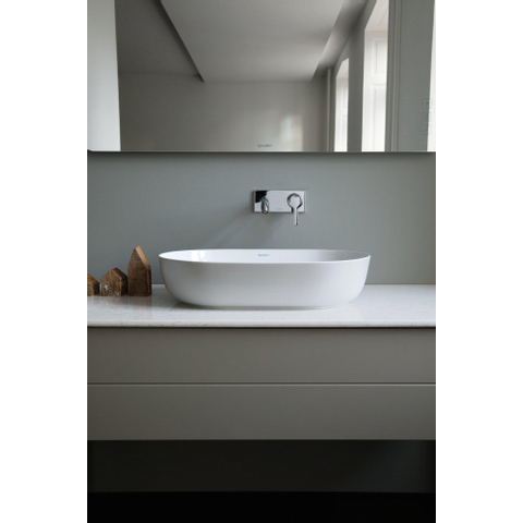 Duravit Luv Opzetwastafel - 60x40cm - zonder kraangat - glans wit SW227983