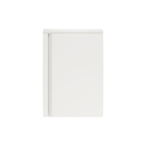 Saniclass Chaci Meuble sous-lavabo pour lave-mains - 40x55cm - 1 porte - avec plan de toilette - blanc mat SW1448200