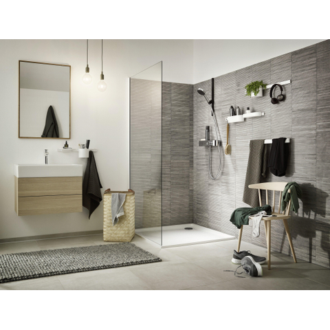 Hansgrohe Wallstoris Handdoekhaak - 1x3.9x3.3cm - 2 stuks - mat wit SW651478