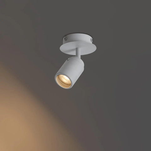 QAZQA Ducha - 1 lampe - y compris ampoule led dimmable - IP54 - Noir SW1477254