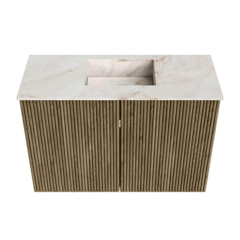 Mondiaz JOYA-DLUX 60cm toiletmeubel - kleur Dusk - Wastafel FAYE positie Midden Zonder kraangat kleur Frappe. SW1423079