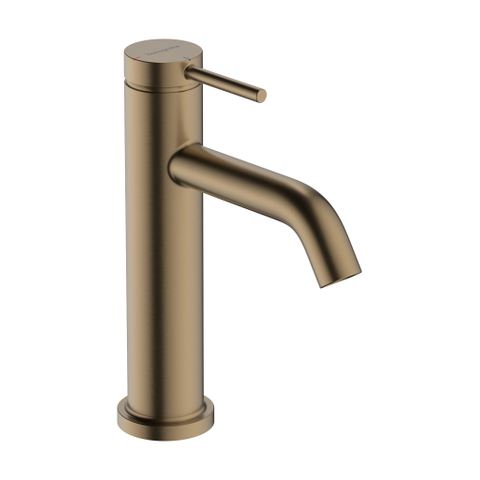 Hansgrohe Tecturis S - wastafelkraan - 1-gats - 110 coolstart pop up m. vaste uitloopvoorsprong 11.6cm - brushed bronze SW1126671