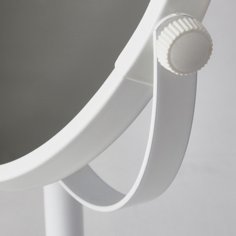 Aquanova Beau make-upspiegel – rond Ø19,5 cm – dubbelzijdig, 3x vergrotend – Wit SW485158