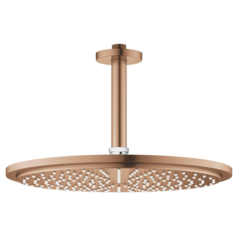 Grohe Rainshower Cosmopolitan 310 Hoofddouche - 31cm - 1 straalsoort - plafondarm 14.2cm - brushed warm sunset (koper) SW98879
