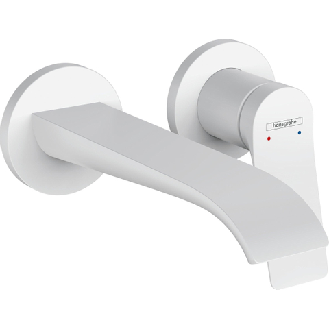 Hansgrohe VIVENIS Inbouw wastafelmengkraan wand - voorsprong 192 mm - mat wit SW642514