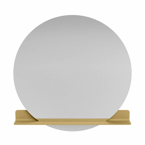 Mondiaz SPOT miroir – Ø 120 cm – avec tablette – Oro (sable) SW1235577