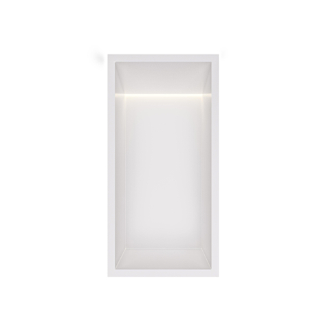 Hotbath &MORE Inbouwbox of inbouwnis - 30x15x10 - met LED - IP44 - mat wit SW1246534