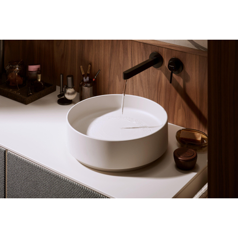Hansgrohe Finoris 1 greeps wastafelkraan - inbouw - voorsprong 228 mm - met afvoerplug - mat zwart SW651252