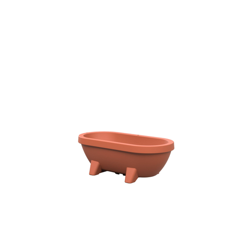 Gardentub Baignoire îlot (extérieur) - 194x94x66cm - synthétique - compatible à l'extérieur - terracotta mat SW1017091