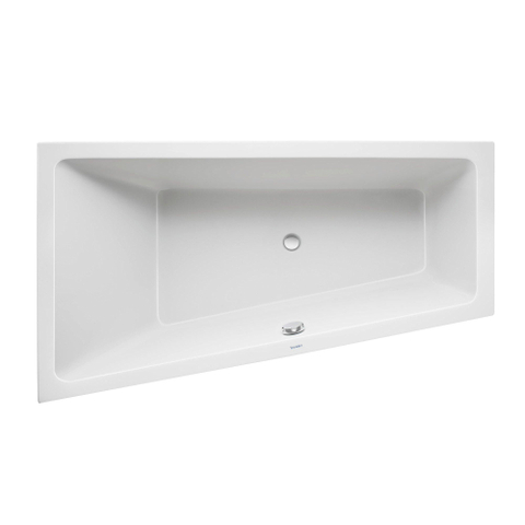 Duravit No.1 Bad offset - 160x85cm hoek links - wit glanzend SW723717