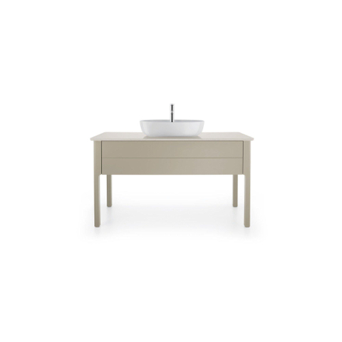 Duravit Luv Opzetwastafel - 60x40cm - met 1 kraangat - zonder overloop - glans wit SW227986