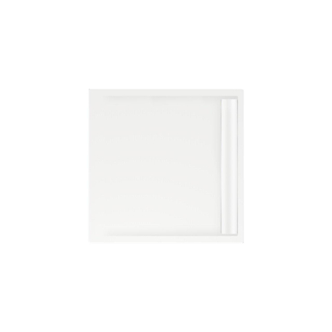 Xenz Easy Tray douchevloer - 90x90x5cm - acryl - zonder gootcover - wit SW379219