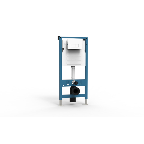 QeramiQ Flush inbouwreservoir met frame - frontbediening - dual flush OUTLETSTORE STORE44575