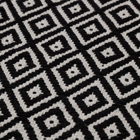 Sealskin Trellis Badmat 60x60 cm Katoen Zwart SW699493