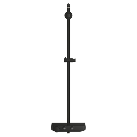 GROHE Vitalio Joy doucheset - 28cm - rond - thermostatisch - SmartControl - mat zwart SW1590070