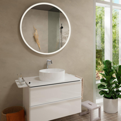 Hansgrohe Tecturis s Eengreeps wastafelkraan - 240 Fine - coolstart - voor waskommen - zonder waste - hoogglans chroom SW918579