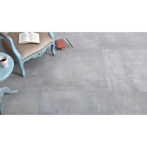 ÉCHANTILLON Ceralto Civetta Concrete Carrelage sol et mur 70x70cm 10mm rectifié R9 grès cérame Gris SW912247