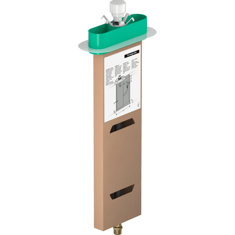 Hansgrohe SBox Basiset - met inbouwdeel - met 1 functie ten behoeve van. badrand- of tegelrand - groen SW358788