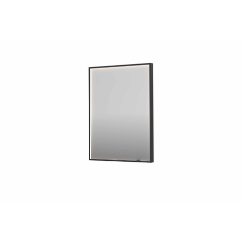 INK SP19 spiegel – rechthoek – 60x80 cm – directe LED rondom – Metal black geborsteld (antraciet) SW955898