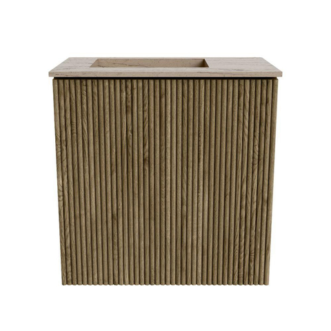 Mondiaz JOYA-DLUX 40cm toiletmeubel - kleur Dusk - Wastafel FAYE positie Links 1 kraangat kleur Arena. SW1425721