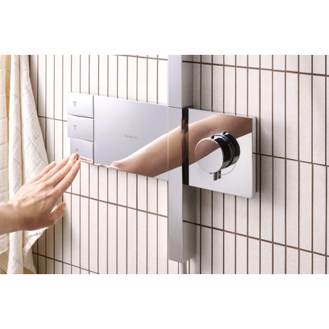 Hansgrohe Raindance Alive Q - showerpipe - 210/340 2jet - thermostaat - hoogglans chroom SW1387892