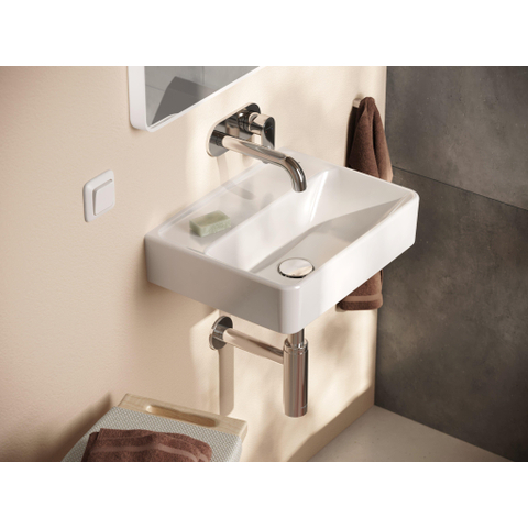 Hansgrohe Xanuia Q Wastafel/Fontein - 45x34cm - inbouw - zonder kraangaten - zonder overloop - glans wit SW1165101