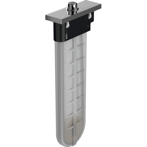 Hansgrohe SBox Afbouwdeel rechthoekig - inclusief slangbox - doucheslang en rozet - met 1 functie ten behoeve van. bad- of tegelrand - hoogglans chroom SW297532