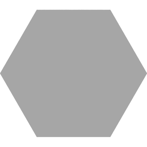 Terravito Bereno carrelage sol et mur - 15x17cm - 9mm - hexagonal - R9 - grey mat (gris) SW476705