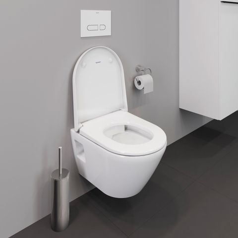 Duravit D-neo Wandcloset - diepspoel - rimless - 37x48x40cm - glans wit SW640515