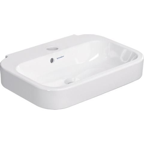 Duravit Happy D.2 Fontein - 50x36cm - 1 kraangat - met overloop - wit SW54272