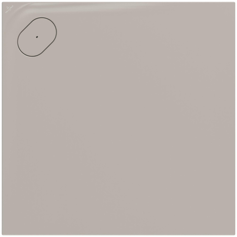 Villeroy & Boch Ecora douchebak - 100x100x3.5cm - hoekafvoer - almond (beige) SW1558931