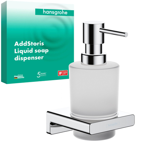 Hansgrohe AddStoris Q - zeepdispenser - hoogglans chroom SW651113