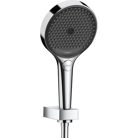 Hansgrohe RainFinity Badset - met PowderRain - 130 - 3jet - handdouche - met wandhouder - met doucheslang - 160cm - hoogglans chroom SW358891