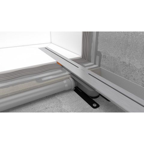 Easy Drain Pureflow Caniveau de douche - 90cm - dryphon - anthracite brossé SW1412263