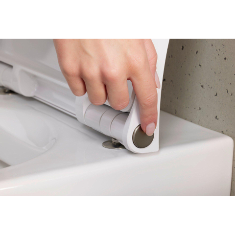 Duravit Viu Abattant WC avec couvercle softclose blanc SW297115