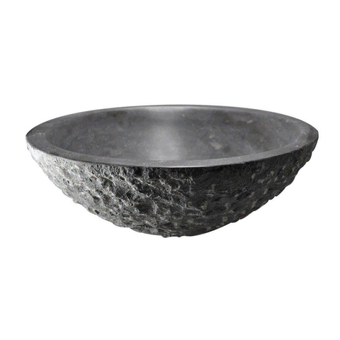 Wiesbaden Raw Waskom rond hamerslag - 42x14cm hardsteen gezoet SW373887