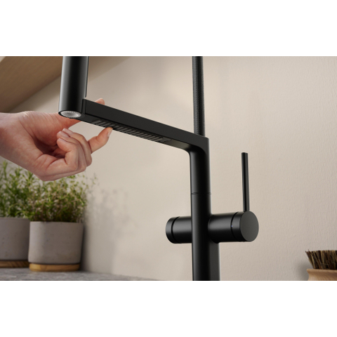 Hansgrohe Talis Select M54 PowderSpray eengreeps keukenkraan Semi-Pro 3jet mat zwart SW1383041