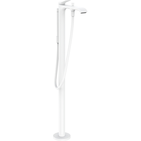Hansgrohe VIVENIS Vrijstaande badmengkraan - opbouw - met handdoucheset - mat wit SW647126