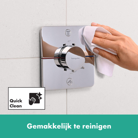 Hansgrohe Showerselect comfort q Inbouw - thermostaat - 2 functies - met inbouwdeel - hoogglans chroom SW1481440